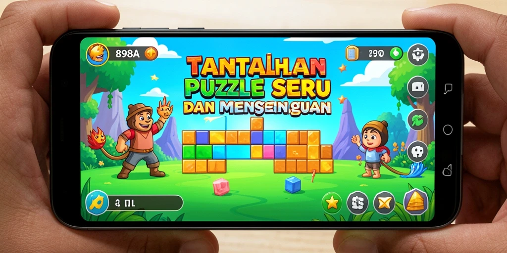 Tampilan gameplay seru dari 898A yang menantang.