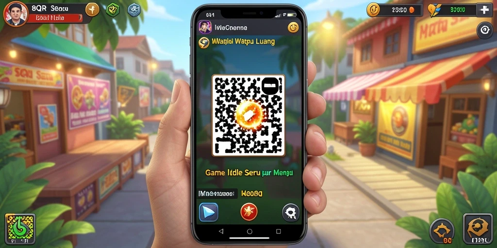 Tampilan gameplay 8QR yang menarik dan santai.