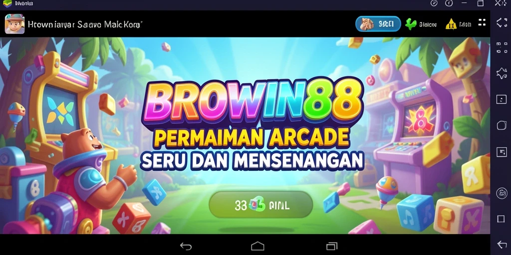 Tampilan gameplay seru dan penuh warna dari BROWIN88.