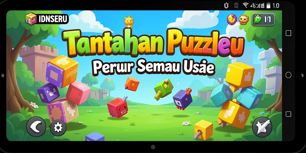 Tampilan gameplay seru di IDNSERU yang menantang pemain.