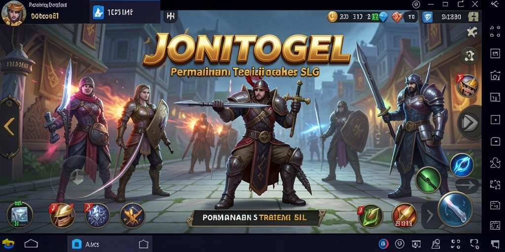 Tampilan gameplay JONITOGEL yang strategis dan mendebarkan.