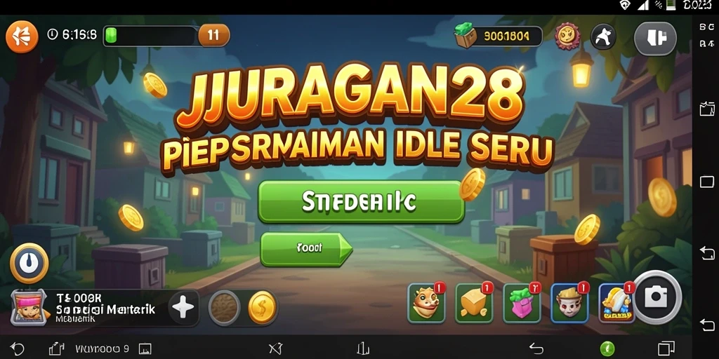 Tampilan gameplay Idle yang menarik di JURAGAN28.
