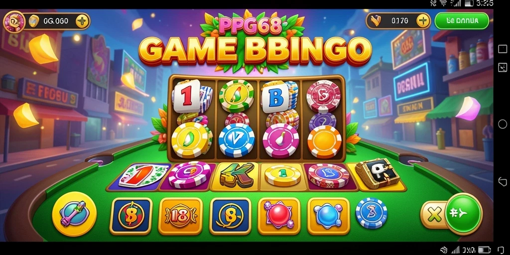 Screenshot gameplay dengan tampilan Bingo yang menarik.